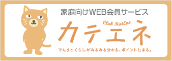 家庭向けの電力サービスカテエネ